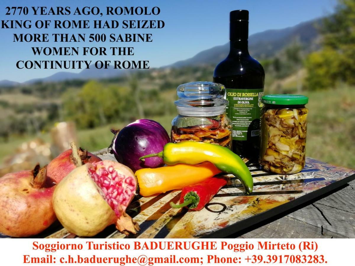 Baduerughe Guest House Poggio Mirteto Bagian luar foto